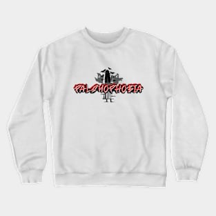 Palsmophobia Scary Ghost Design Crewneck Sweatshirt